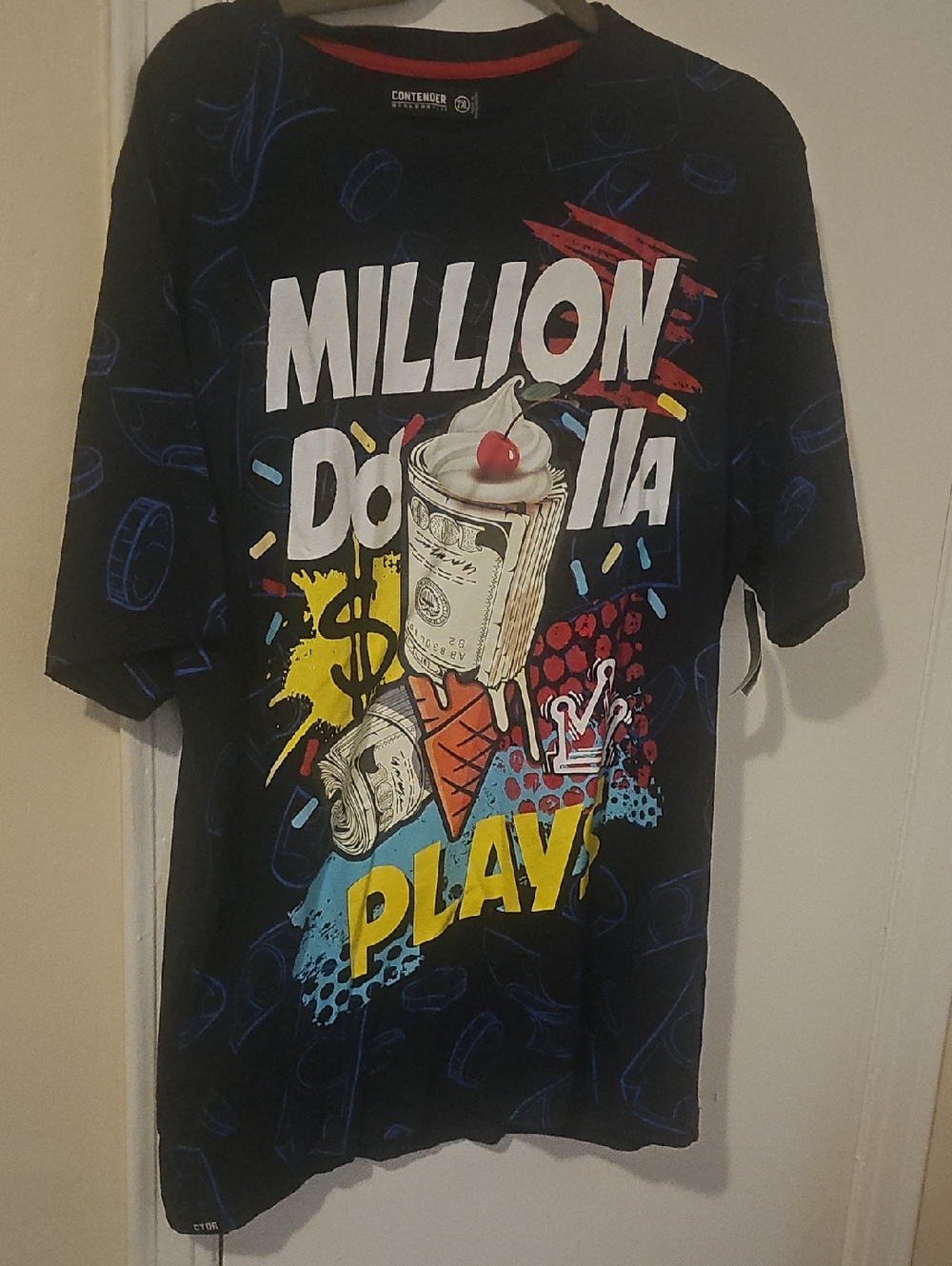 Contender Black 'Million Donut' Graphic Tee - Black